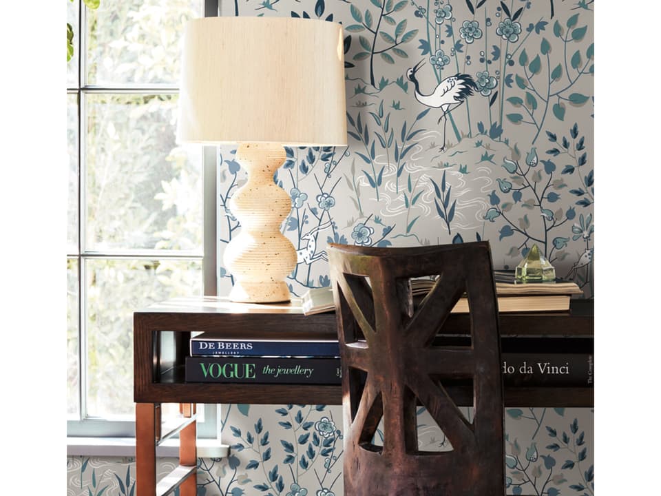 Ronald Redding Traveler Grey Aspen Wallpaper