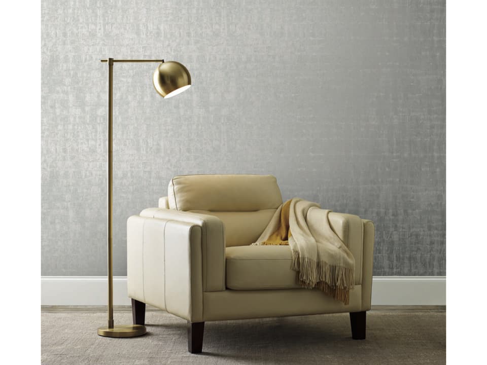 Ronald Redding 24 Karat Silver Liquid Metal Wallpaper