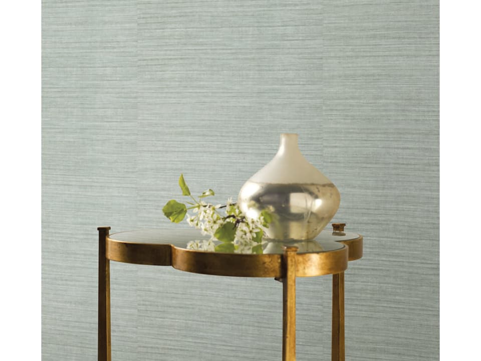 Ronald Redding 24 Karat Grey Silk Elegance Wallpaper
