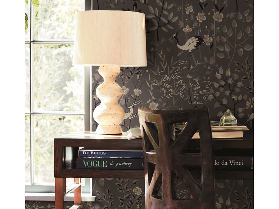 Ronald Redding Traveler Grey Aspen Wallpaper