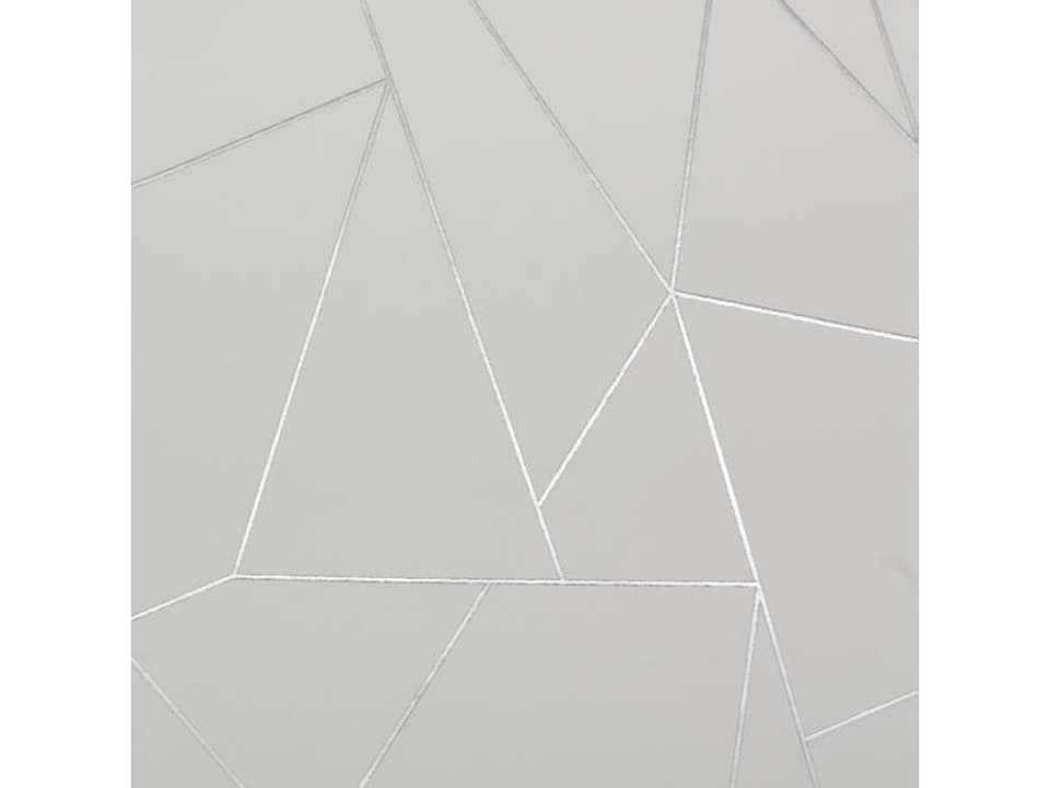 Antonina Vella Modern Metals White Silver Nazca Wallpaper