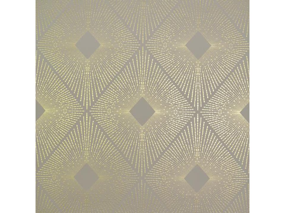 Antonina Vella Modern Metals Khaki Gold Harlowe Wallpaper