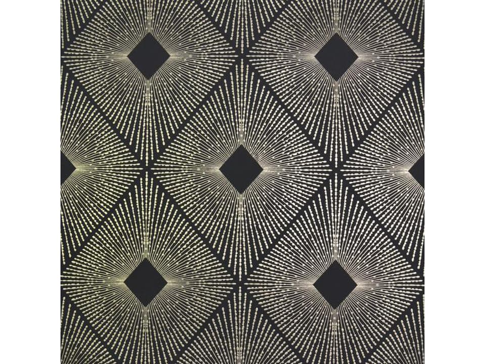 Antonina Vella Modern Metals Black Gold Harlowe Wallpaper