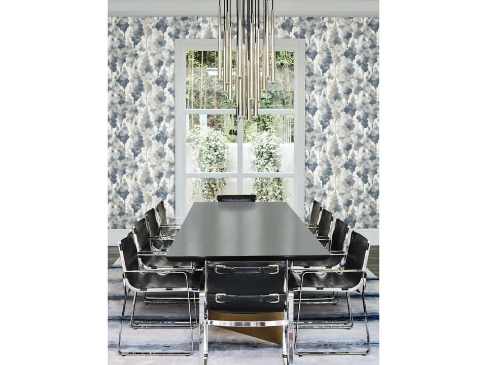 Modern Nature 2nd Edition Navy Mirage Wallpaper