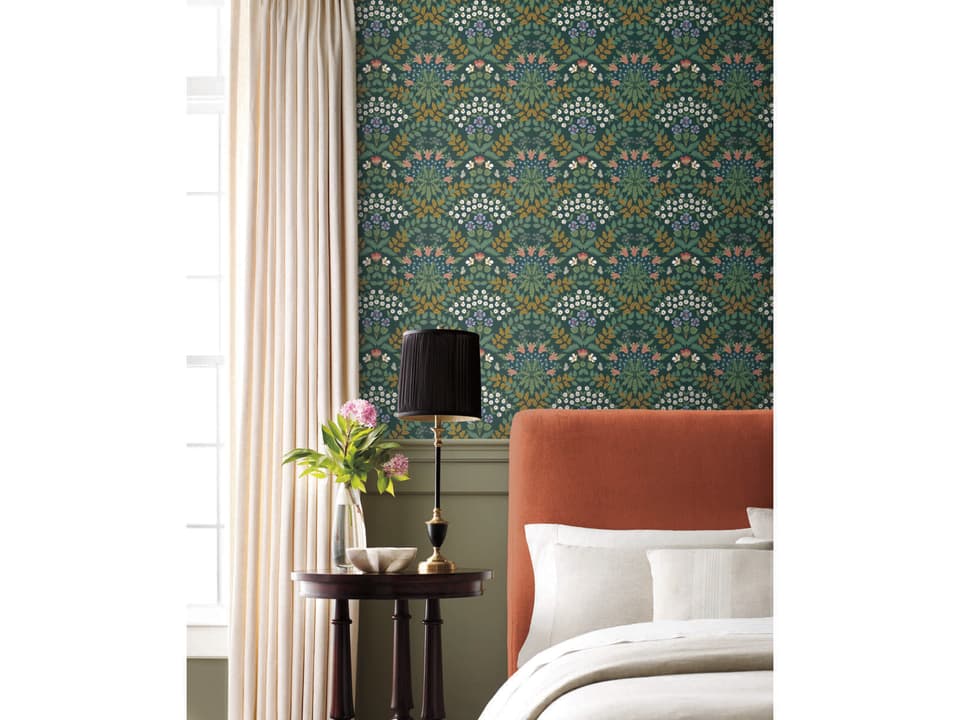 Rifle Paper Co. Second Edition Green Gold Bramble Wallpaper