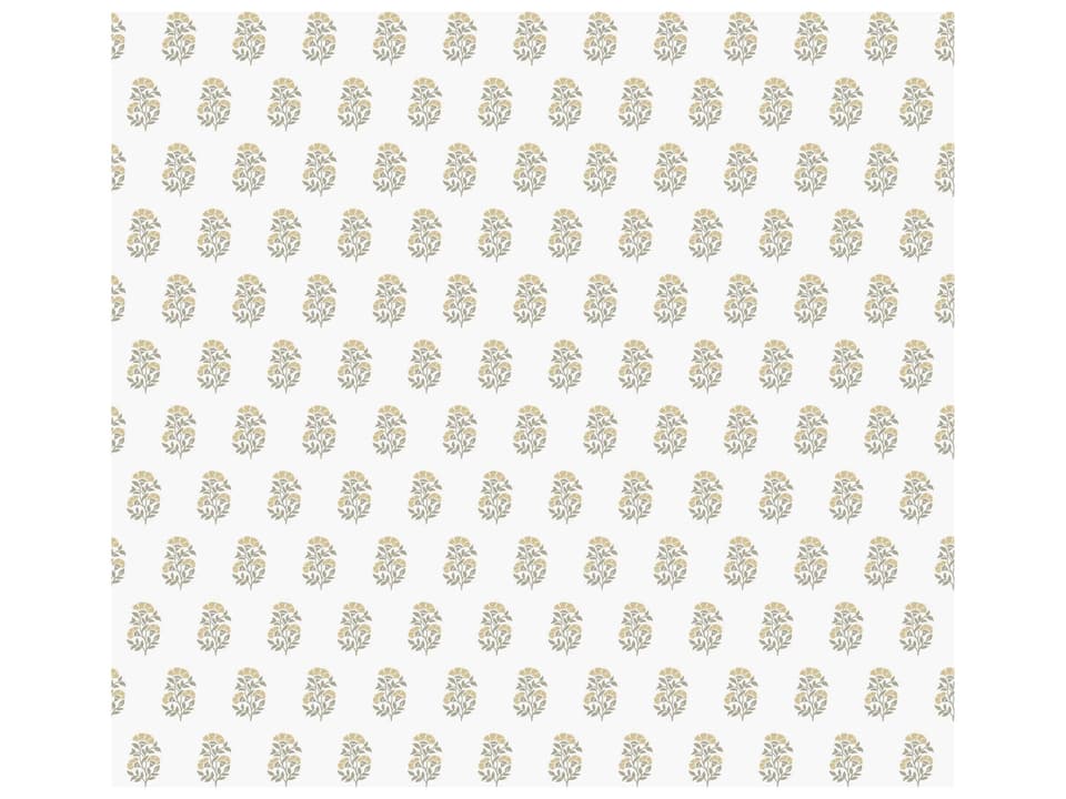 Antonina Vella Neutral Floral Wallpaper