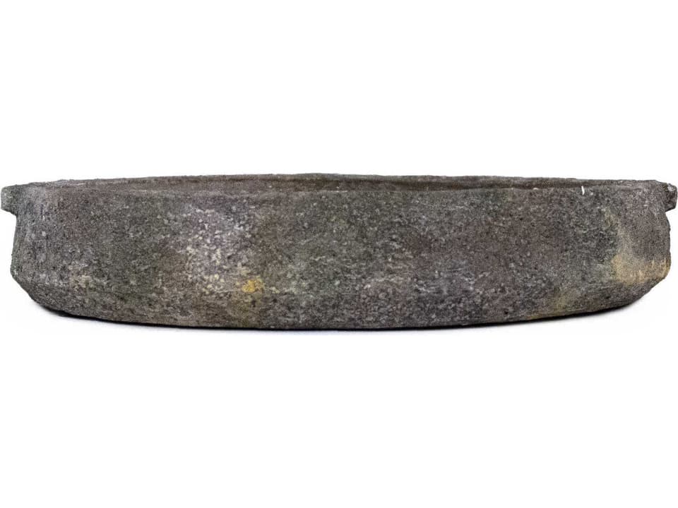Distressed Stoneware Platter Rustic Serving Dish