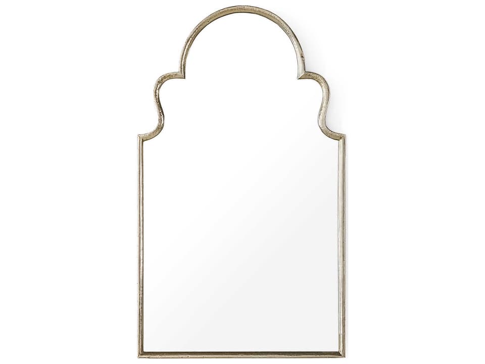 Juno Distressed Silver Floor Mirror Vertical