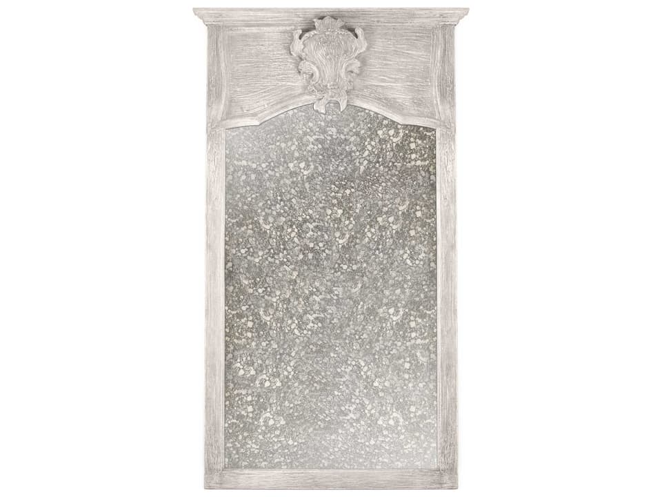 Herbert Grey Wash Floor Mirror Vertical