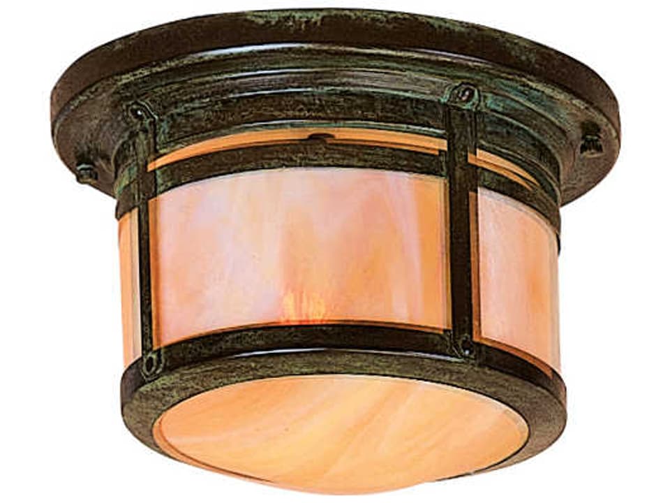 Berkeley 1 - Light Glass Outdoor Ceiling Light