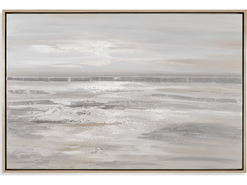 Silver Landscape Framed Canvas Wall Art