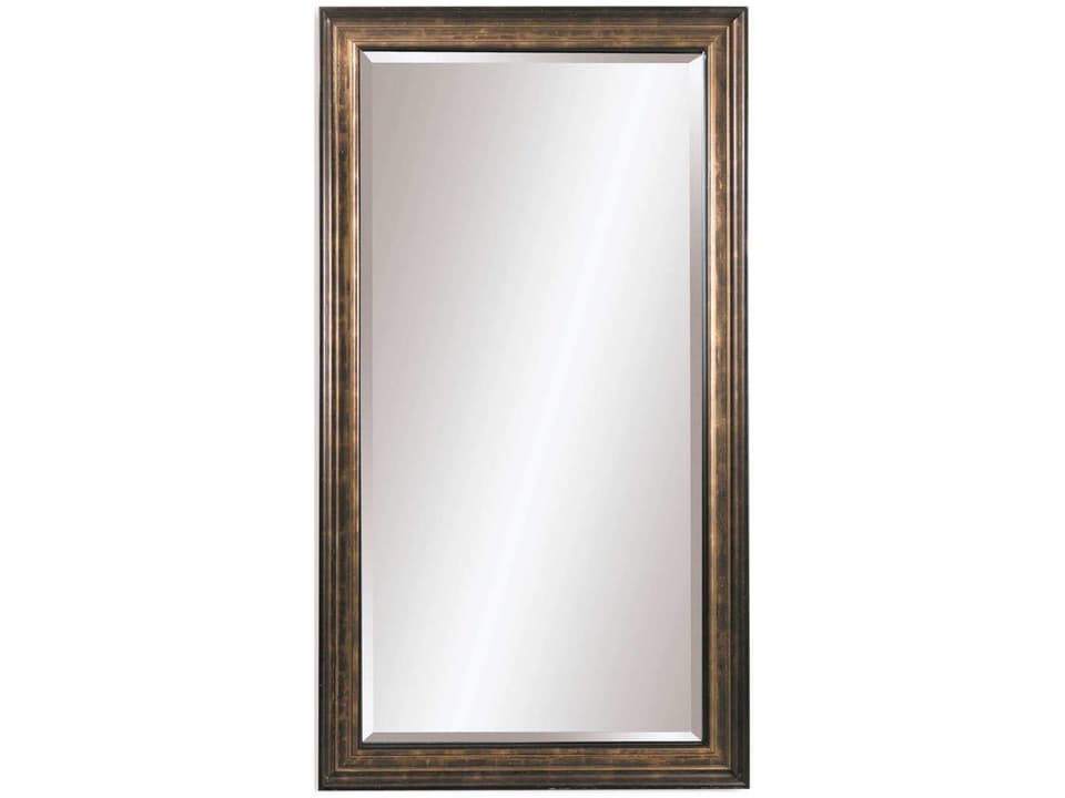 Old World Beckett Leaner Mirror in Antique Bronze