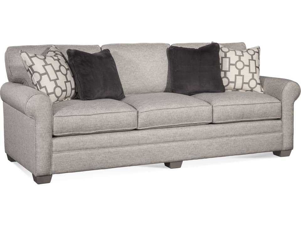 Bedford Estate 3-Seat Sofa with Hand-Crafted Rattan Frame
