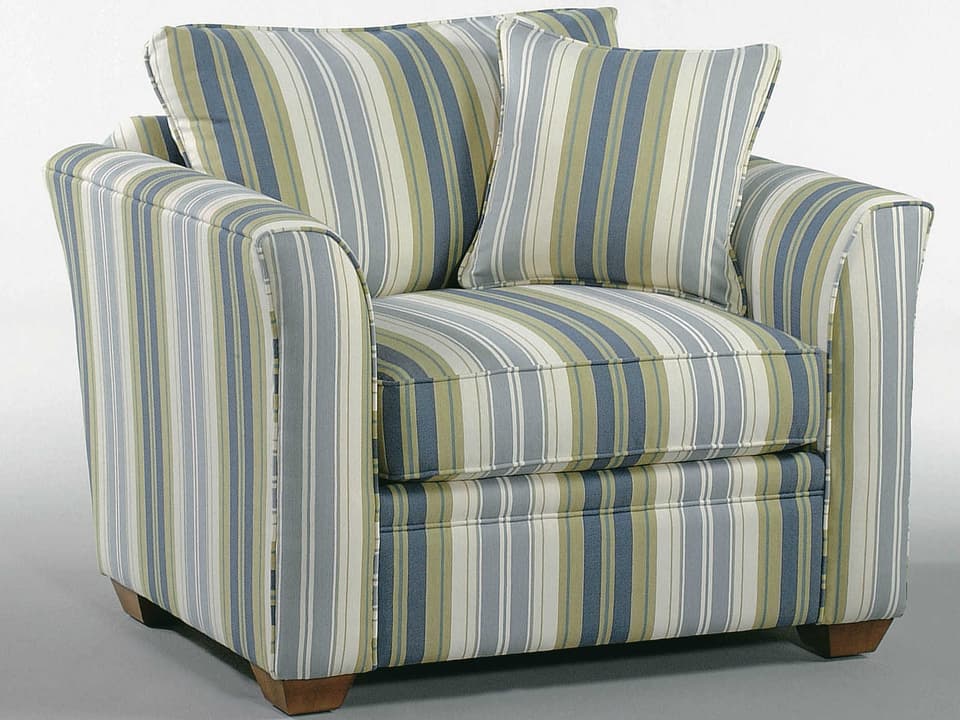 Bridgeport Upholstered Accent Arm Chair in Customizable Fabric