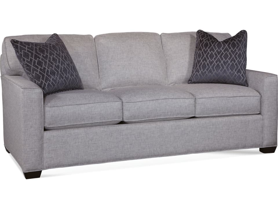 Easton Transitional Queen Sleeper Sofa with Track Arms