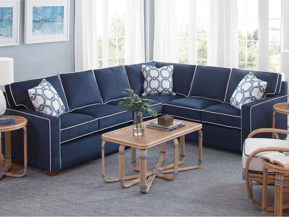 Gramercy Park 2-Piece Upholstered Sectional Sofa
