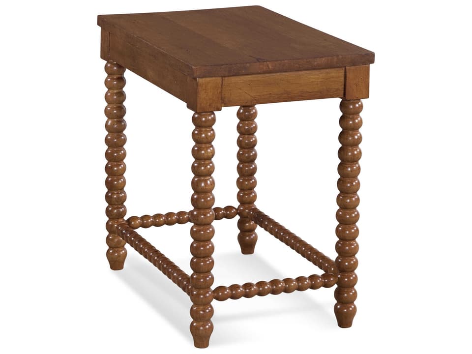 Lind Island Rectangular Wood Chairside Table