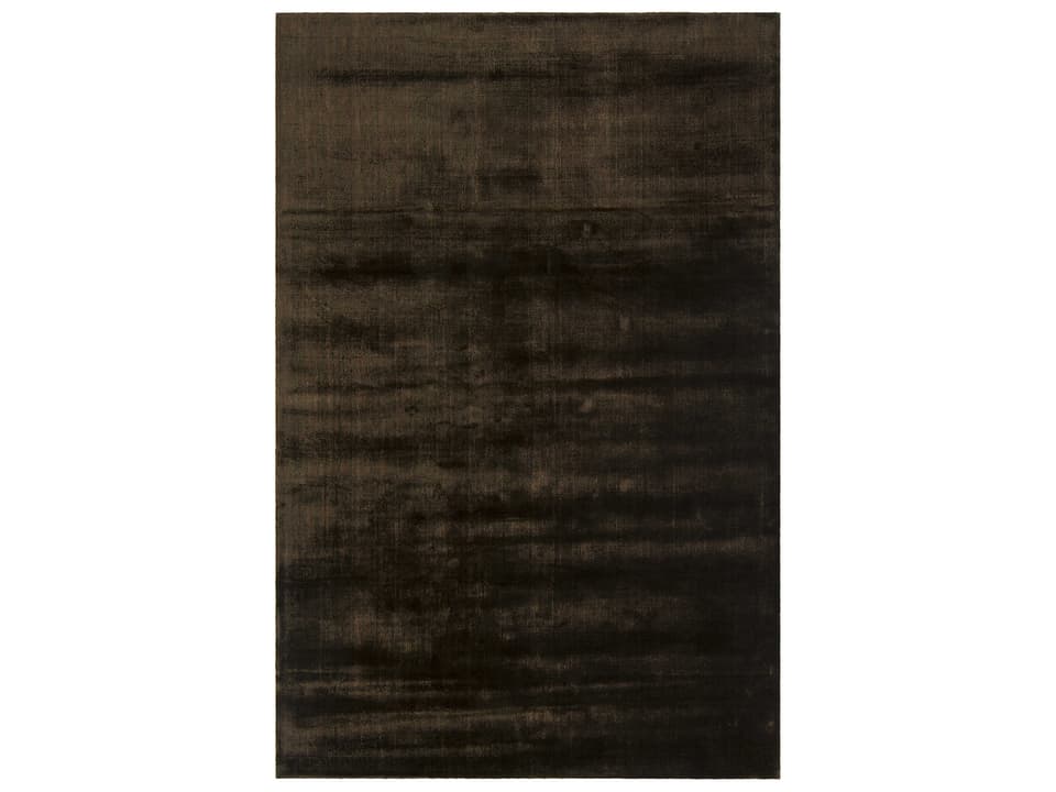 Alida Hand-Woven Contemporary Area Rug in Dark Brown Art Silk