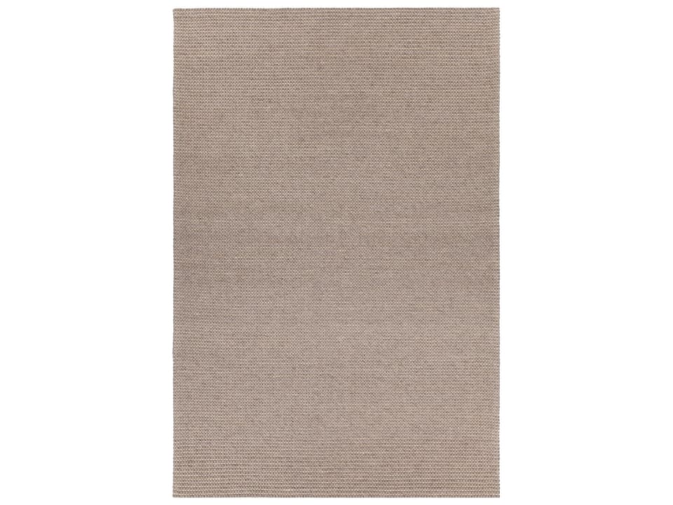 Aspen Hand-Woven Wool Blend Area Rug in Taupe and Beige