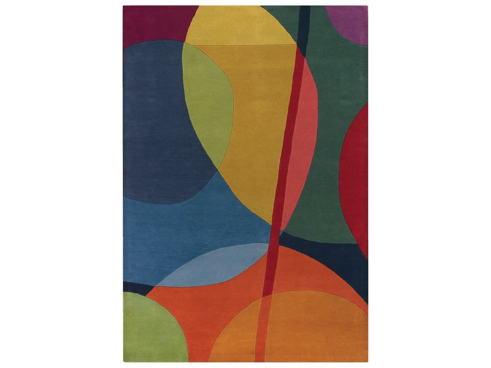 Bense Garza Multi Hand Tufted New Zealand Wool Area Rug