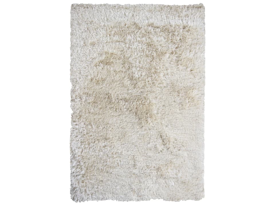 Celecot 7 ft 9 in Round Off White Shag Area Rug