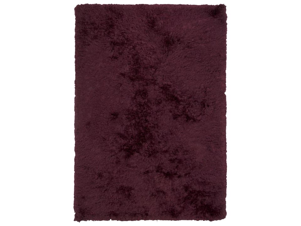 Celecot Hand Crafted Shag Area Rug in Plum