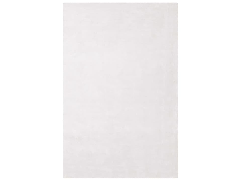 Gloria Hand-Woven Viscose Area Rug in White