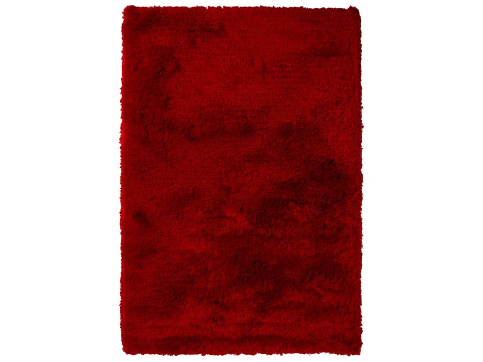Naya NAY-18802 Hand-Woven Red Polyester Shag Area Rug