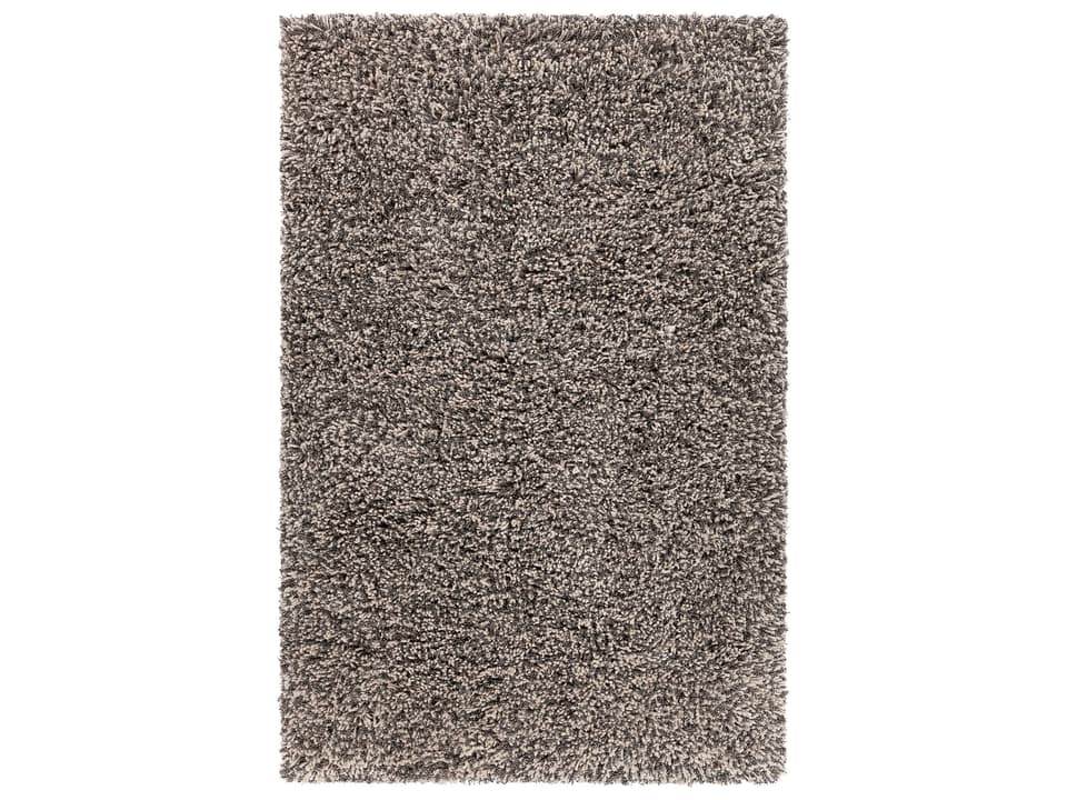 Olga Hand-Woven Area Rug in Beige and Black Wool Nylon