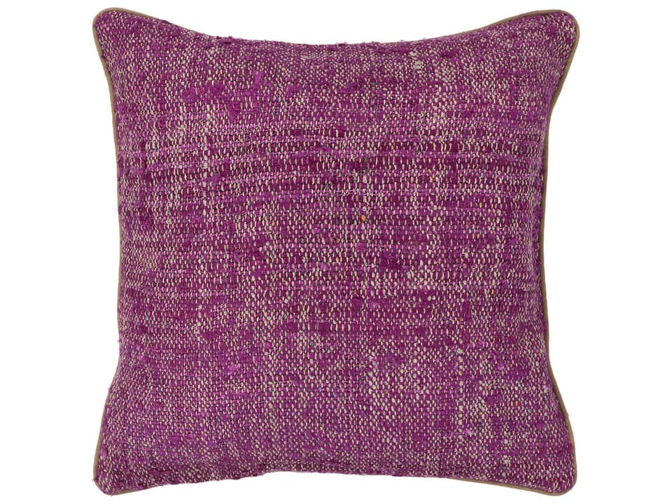 CUS-28011 Handmade Silk Textured Decorative Pillow