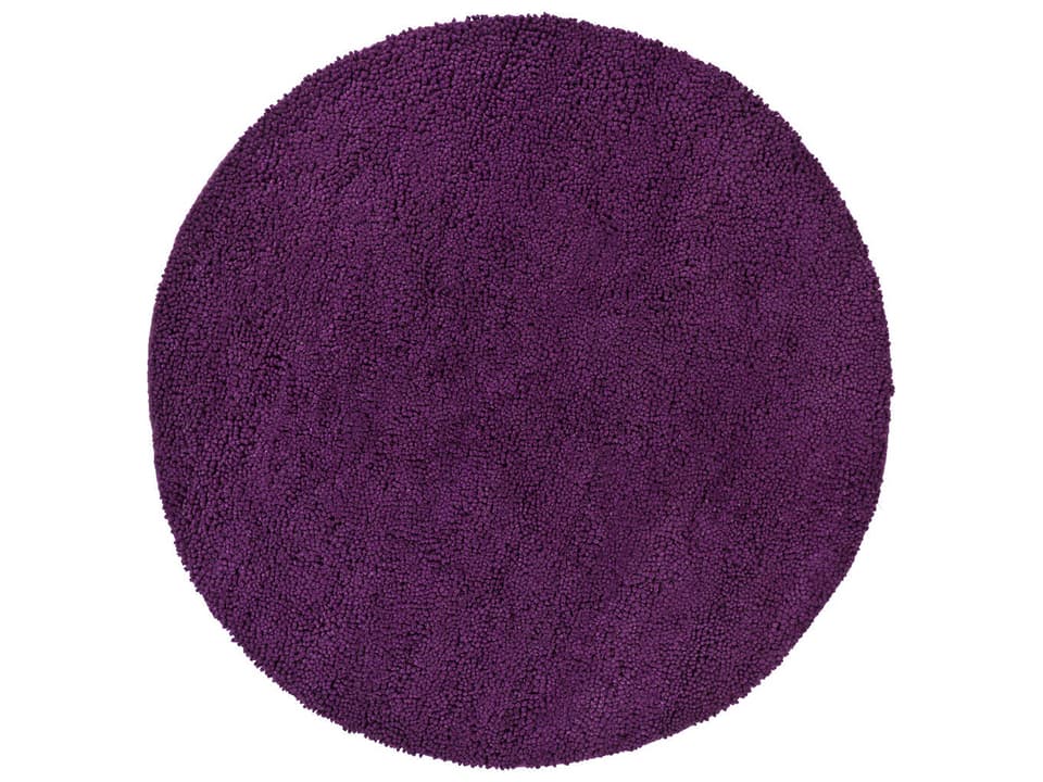 Strata Hand-Woven Round Area Rug in Plum 93 Inch Diameter