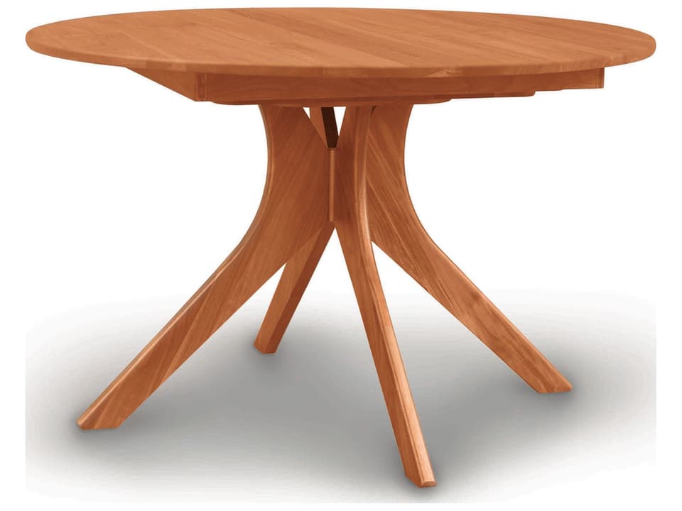 Audrey 48-Inch Round Extension Dining Table
