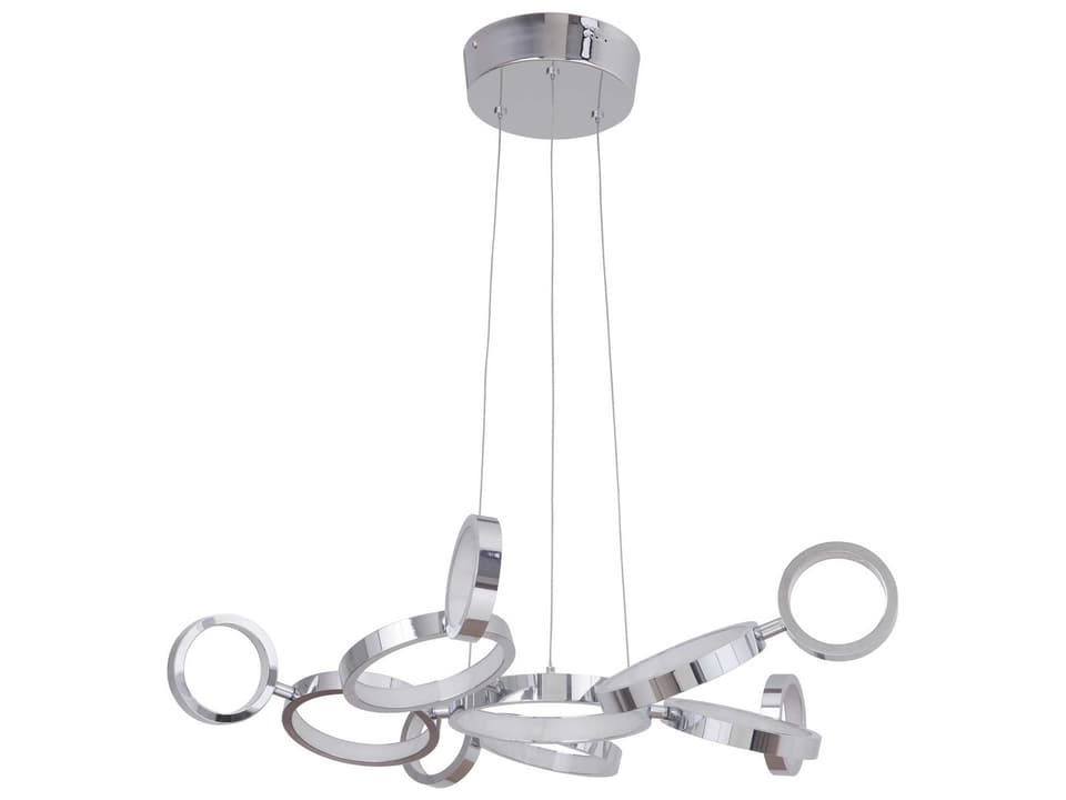 Mira 11-Light LED Chandelier in Chrome