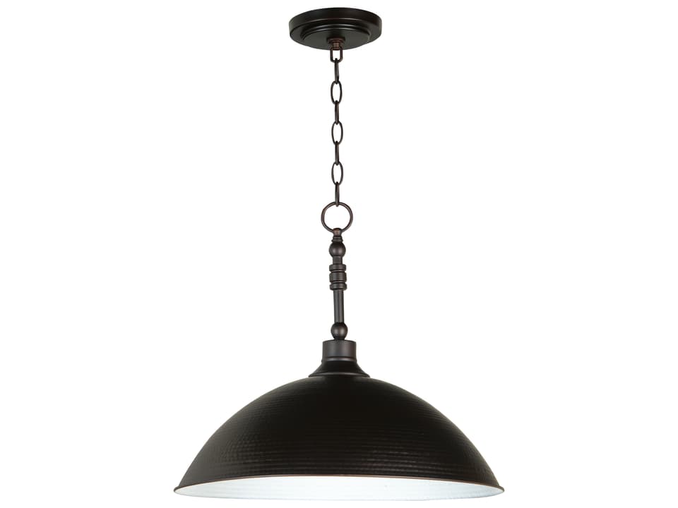Timarron 1-Light Large Pendant Light in Aged Bronze Brushed