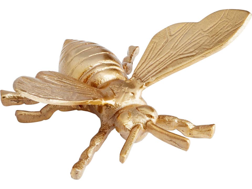Fluttering Token 2 Wall Sculpture Gold Aluminum