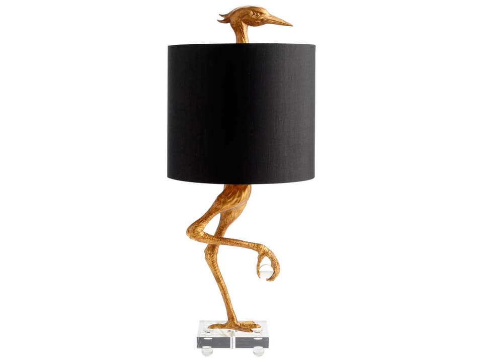 Ibis Ancient Gold Buffet Lamp
