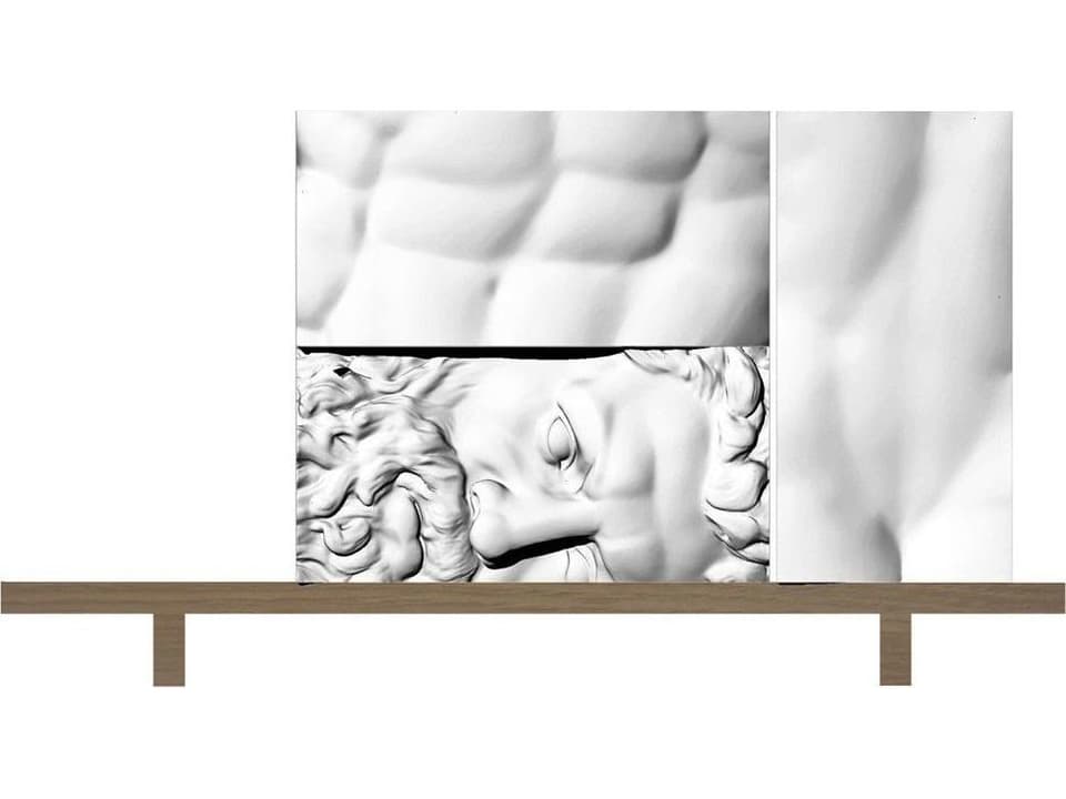 Ercole E Afrodite Modular Wood Sideboard