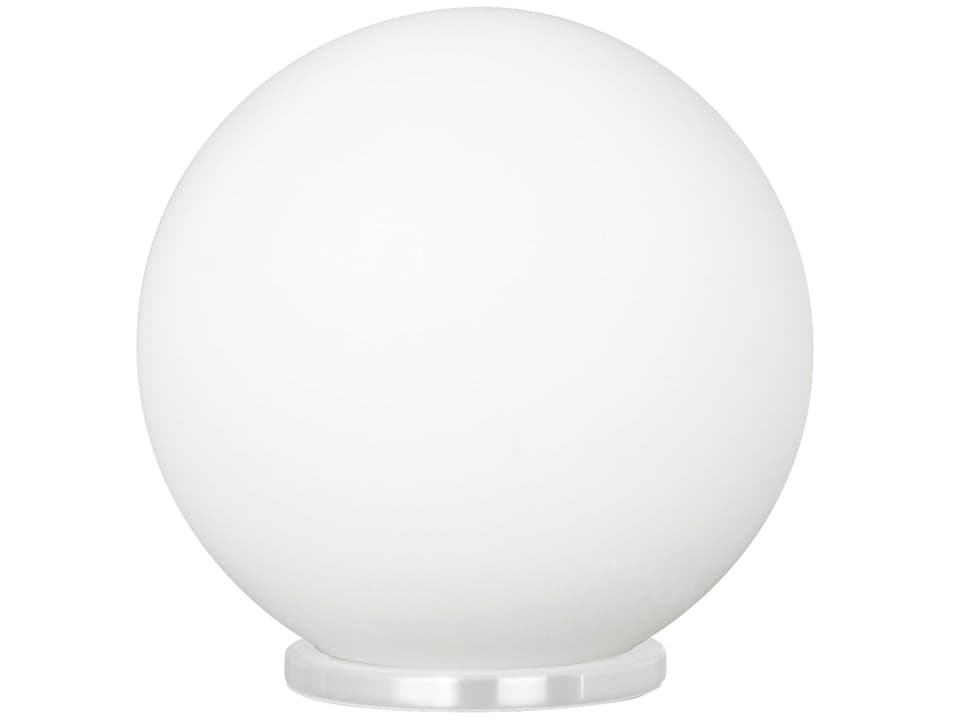 Rondo 1-Light Round Table Lamp with Opal Frosted Glass Shade