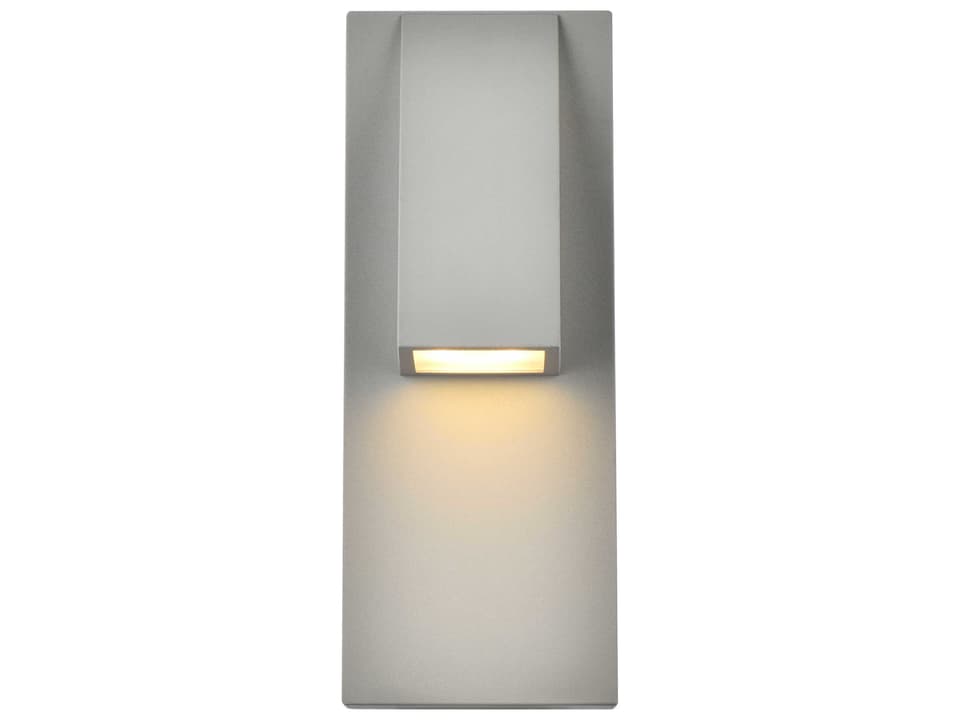 Raine LED Outdoor Wall Sconce in Silver