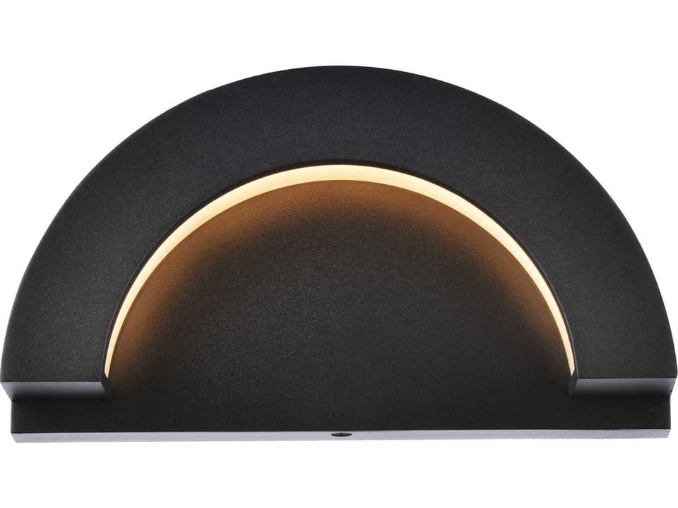 Raine LED Outdoor Wall Sconce in Black