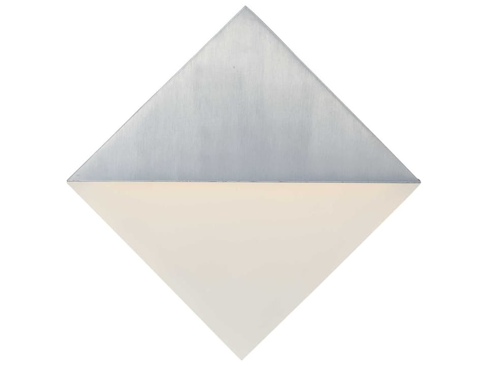 Alumilux Glow LED Outdoor Wall Sconce Satin Aluminum