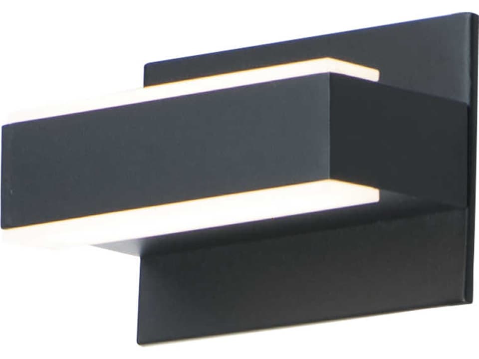 5-Light Black LED Wall Sconce