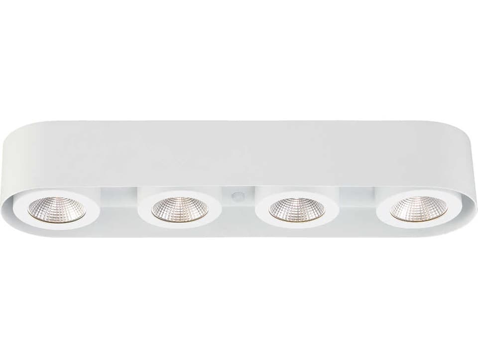 Nymark 4-Light White LED Linear Flush Mount