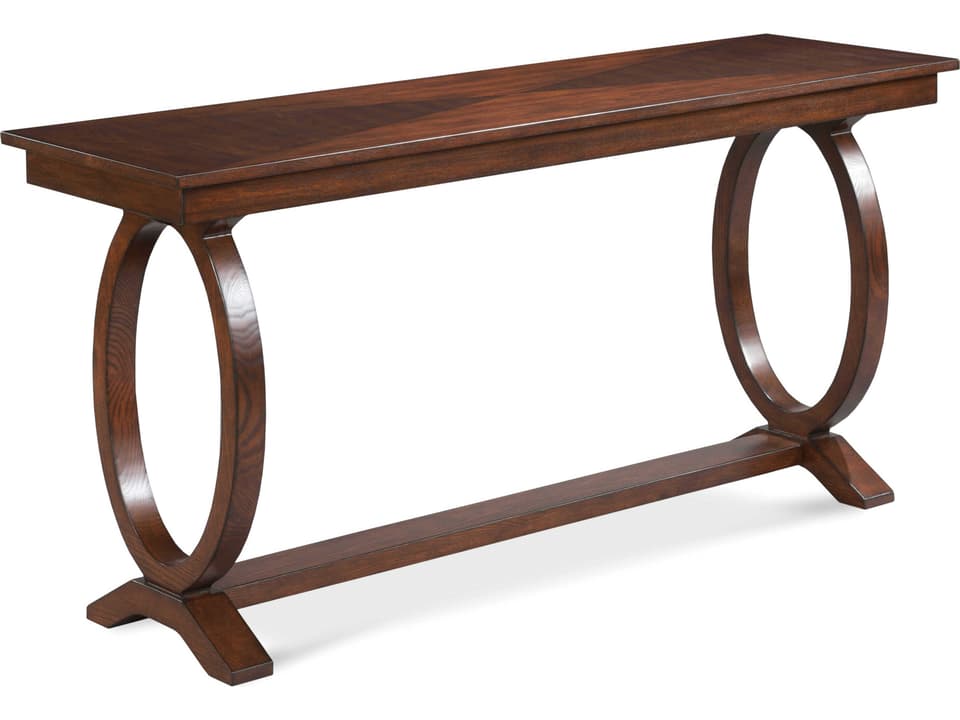 Belmont 60-Inch Rectangle Console Table in Sable Elm and Birch