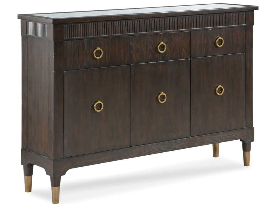 Westwood 60-Inch Oak Wood Buffet Sideboard in Graphite