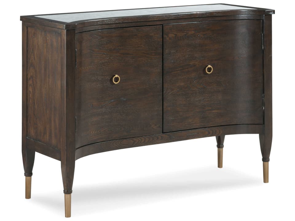 Westwood Accent Chest in Graphite with Marble Top