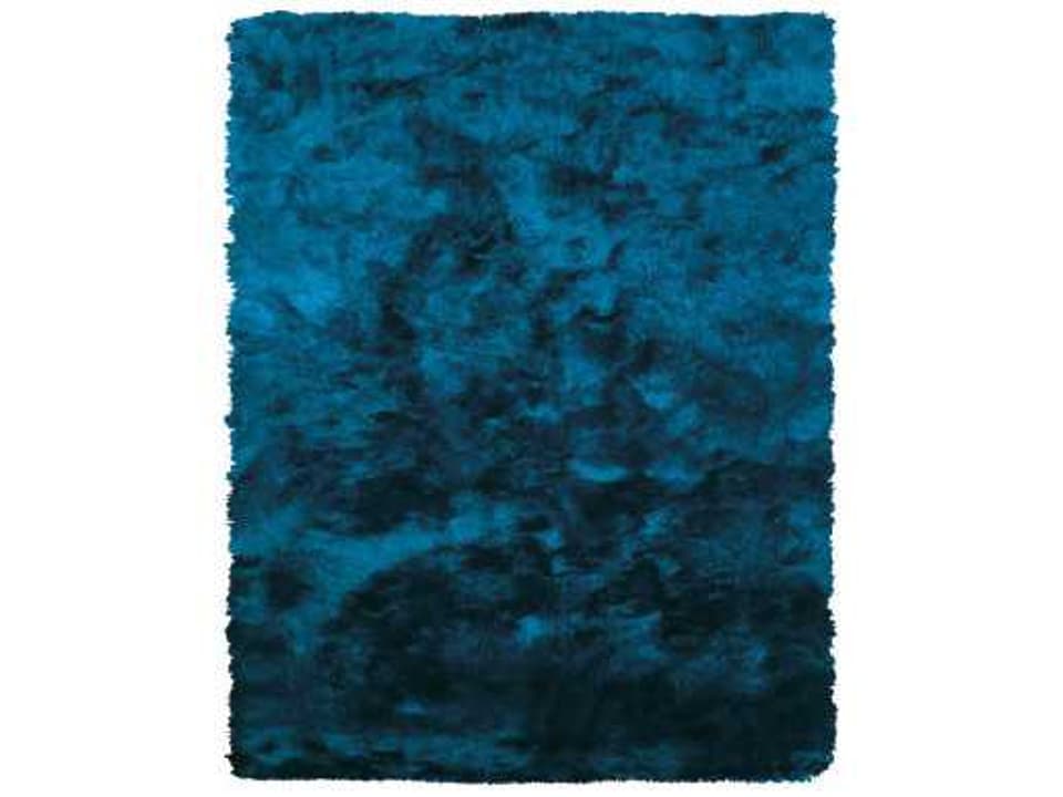 Indochine Collection Shag Area Rug in Teal