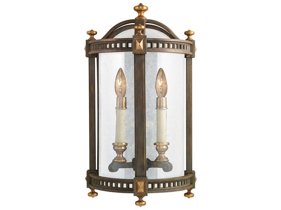 Beekman Place 2-Light Outdoor Wall Sconce in Bronze