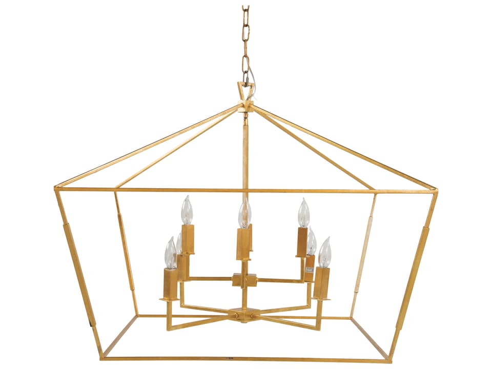 Adler 8-Light Chandelier in Vintage Gold