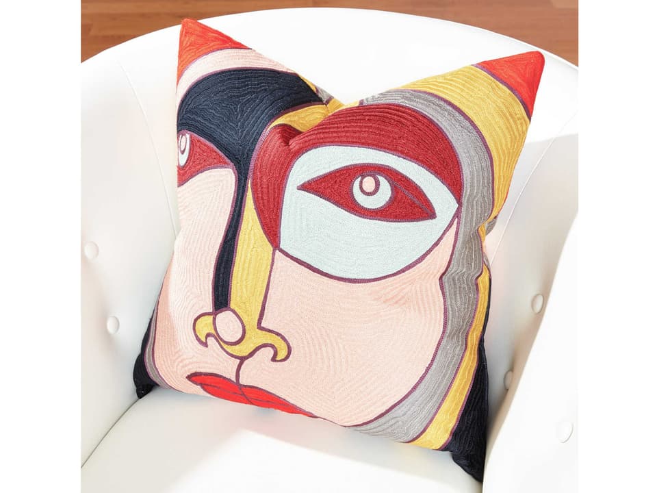 Paloma Abstract Square Decorative Pillow